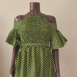 Adomah Green Dress.